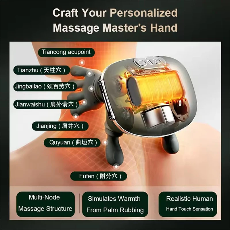 Bionic Neck Shoulder Massager N7 Kneading Massager Shawl 3-Level Modes Neck Cervical Waist Leg Body Muscles Massage Bionic Neck Shoulder Massager N7 Kneading Massager Shawl 3-Level Modes Neck Cervical Waist Leg Body Muscles Massage
