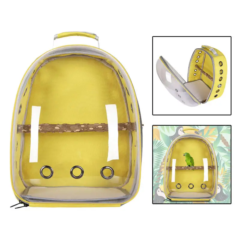 Bird Backpack Carrier with Perch