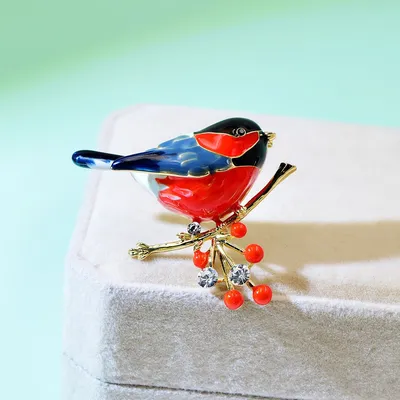 Bird Brooch Cute Animal Design Pin