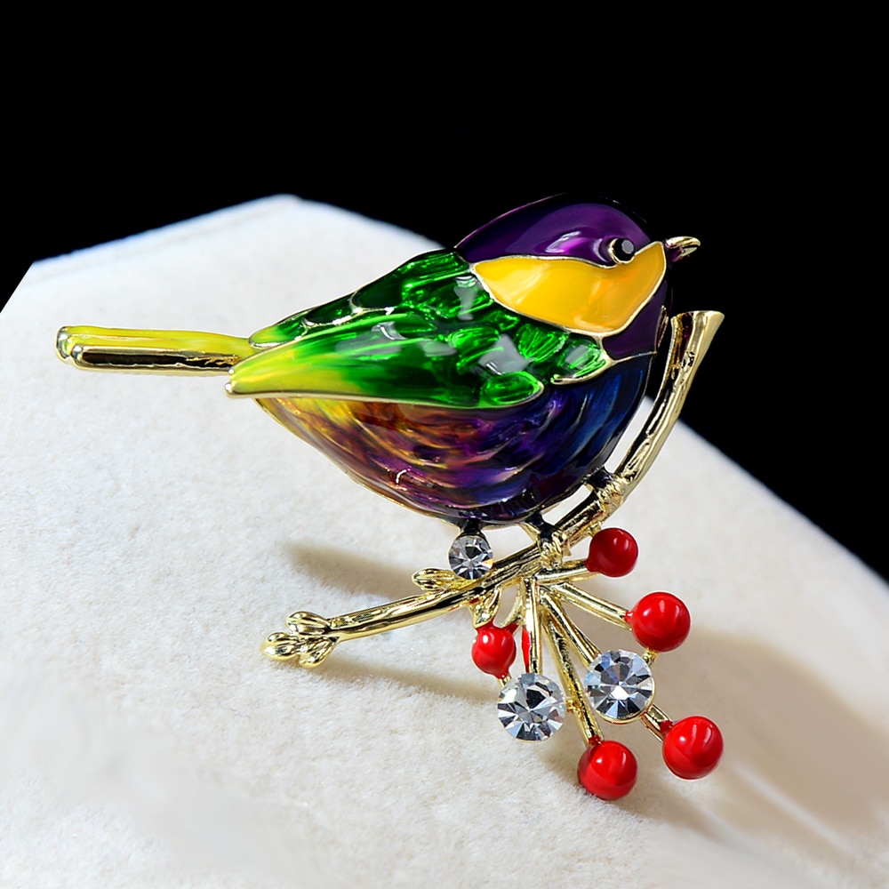 Bird Brooch Cute Animal Design Pin