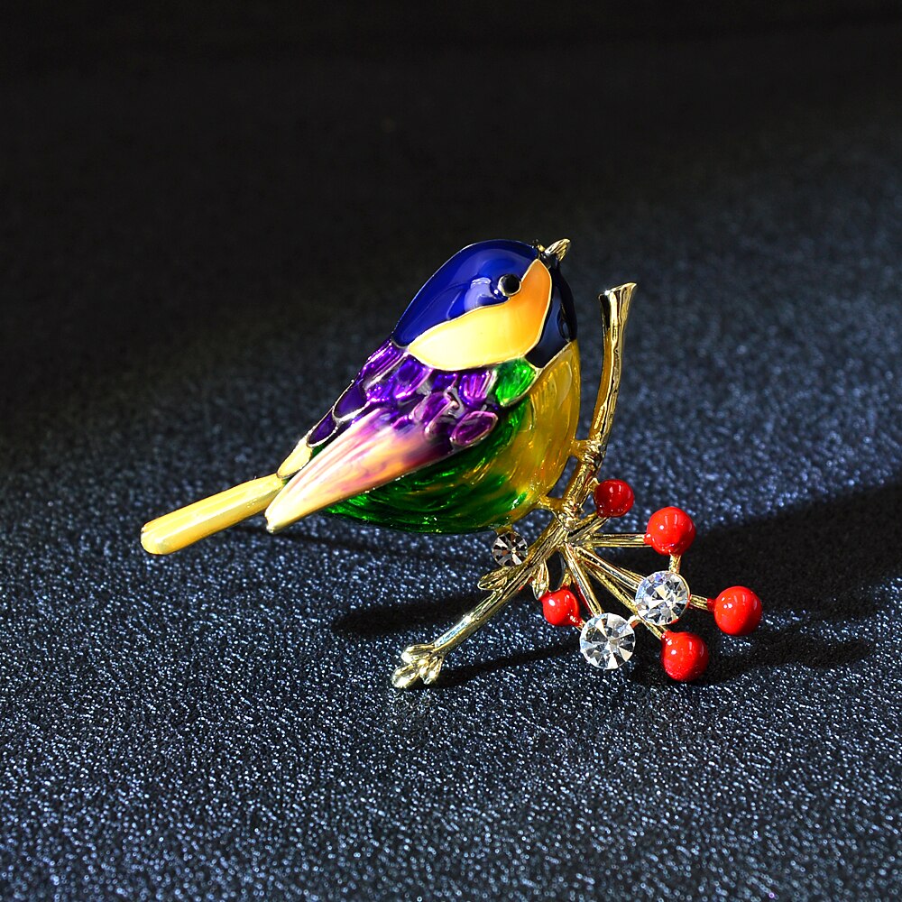 Bird Brooch Cute Animal Design Pin