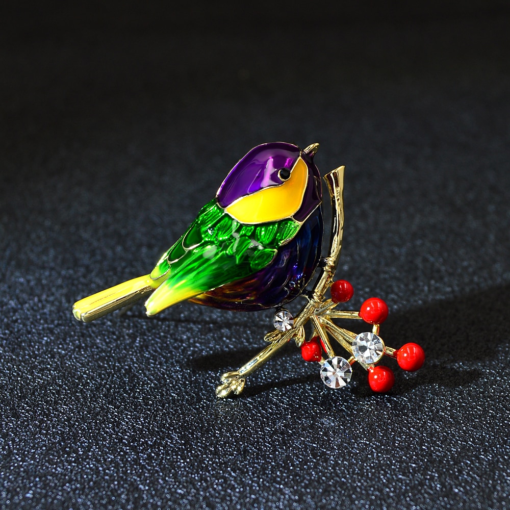 Bird Brooch Cute Animal Design Pin