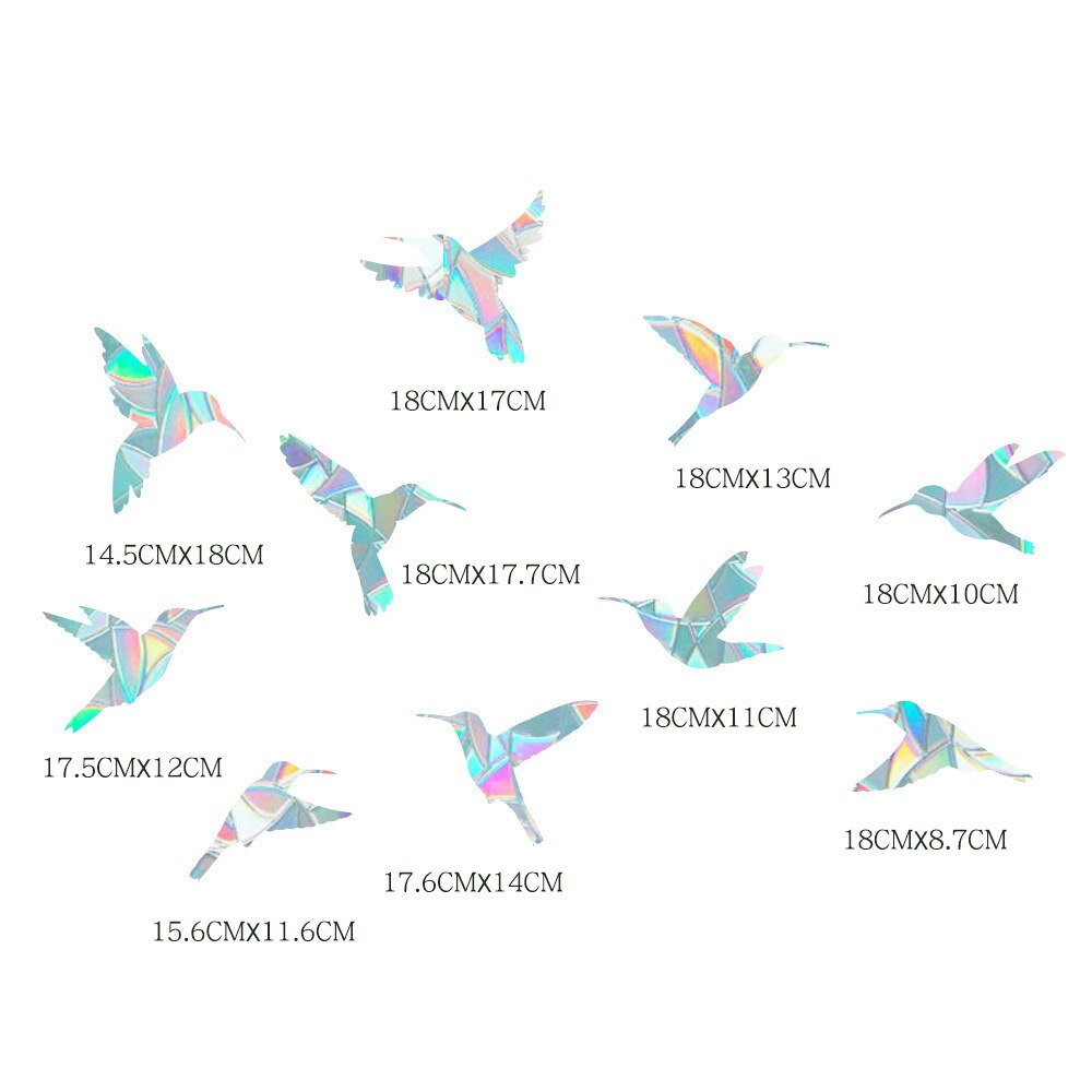 Bird Design Suncatcher Window Stickers Bird Design Suncatcher Window Stickers