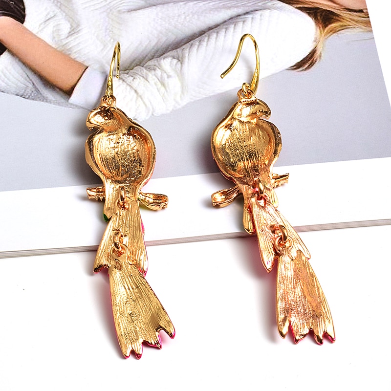 Bird Earrings Ladies Fashion Jewelry