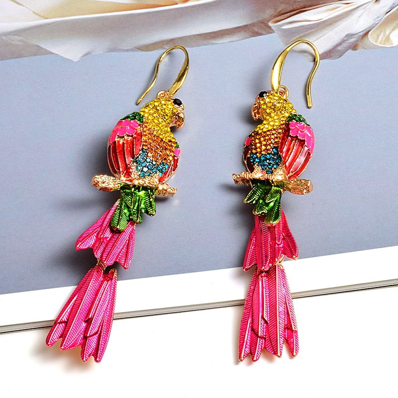 Bird Earrings Ladies Fashion Jewelry