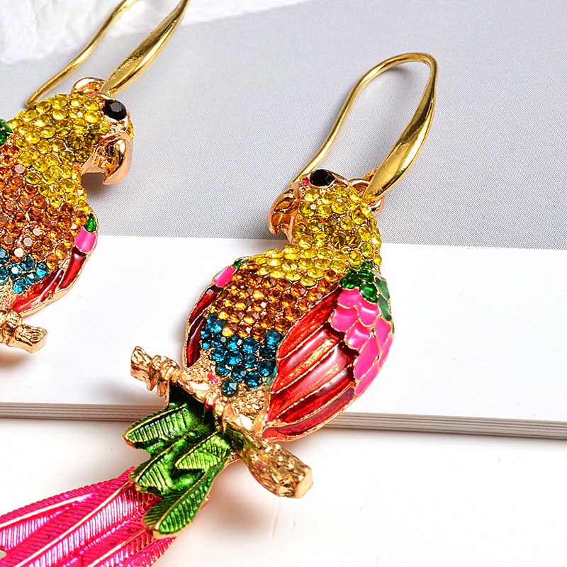Bird Earrings Ladies Fashion Jewelry