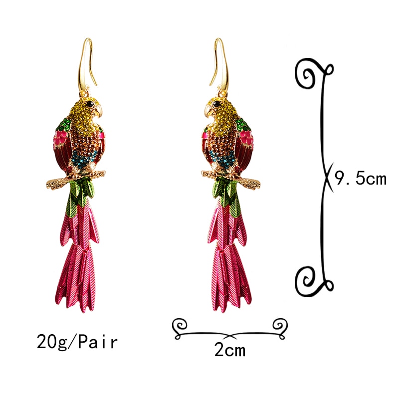 Bird Earrings Ladies Fashion Jewelry