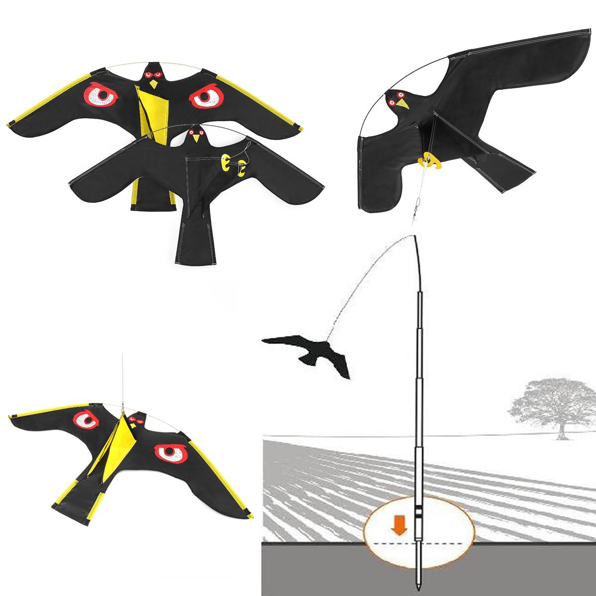Bird Scarer Kite Bird Repellent Bird Scarer Kite Bird Repellent