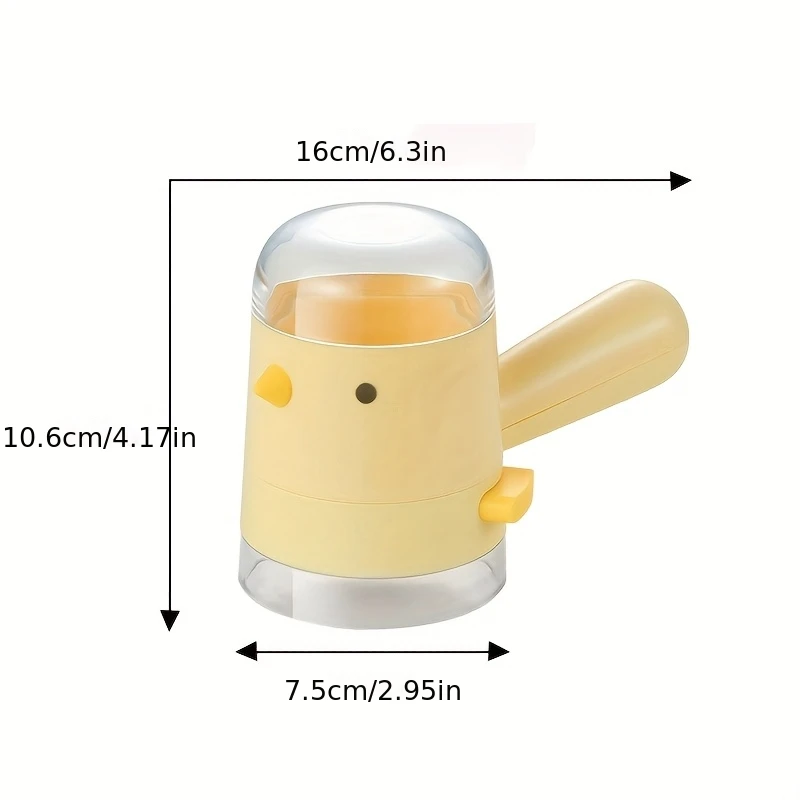 Bird-shaped Salt Bottle Cartoon Press-Type Salt Dispenser Quantitative Seasoning Bottle Dustproof Control Quantity Bird-shaped Salt Bottle Cartoon Press-Type Salt Dispenser Quantitative Seasoning Bottle Dustproof Control Quantity