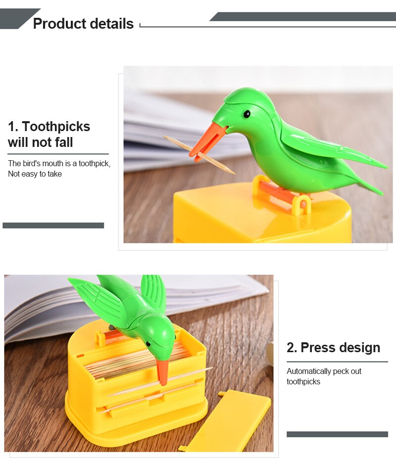 Bird Toothpick Holder Cute Toothpick Dispenser Bird Toothpick Holder Cute Toothpick Dispenser