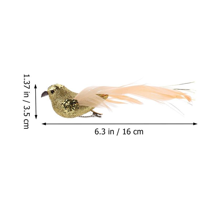 Bird Tree Decoration Christmas Ornament (6 pcs)