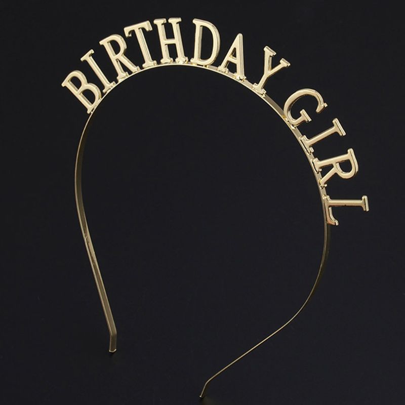 Birthday Girl Headband Metal Headwear Birthday Girl Headband Metal Headwear