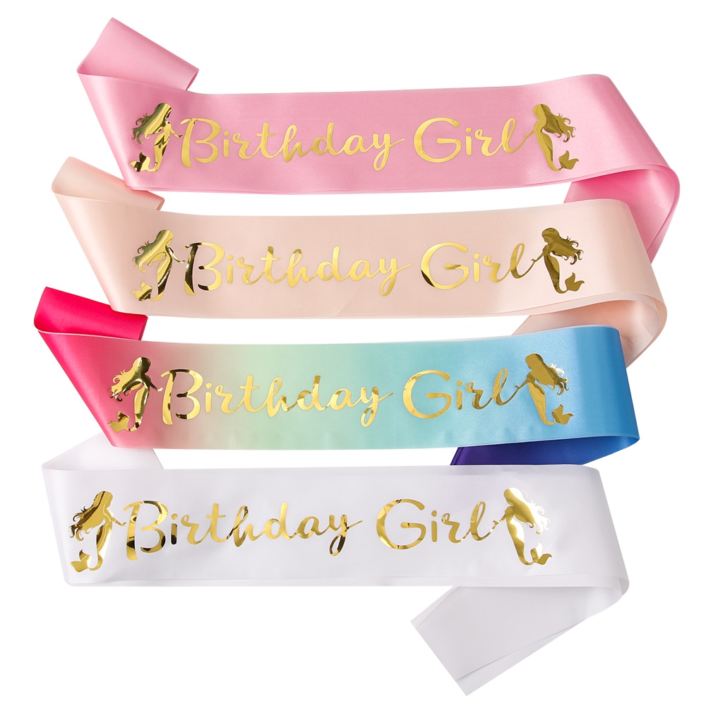 Birthday Girl Sash Party Accessory