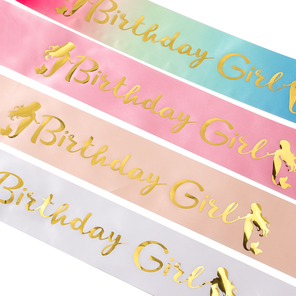 Birthday Girl Sash Party Accessory Birthday Girl Sash Party Accessory