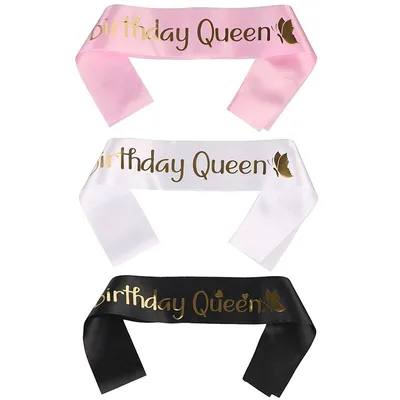 Birthday Queen Sash Women's Party Accessory