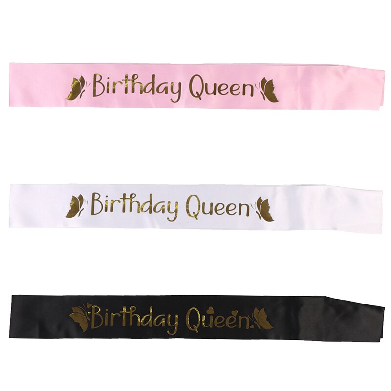 Birthday Queen Sash Women's Party Accessory