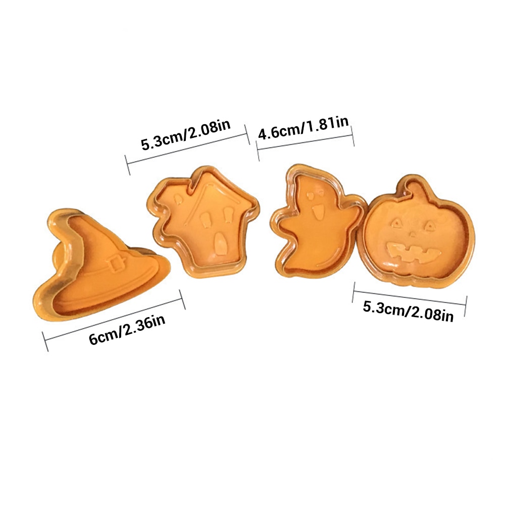 Biscuit Mold Halloween Cutters (4pcs) Biscuit Mold Halloween Cutters (4pcs)