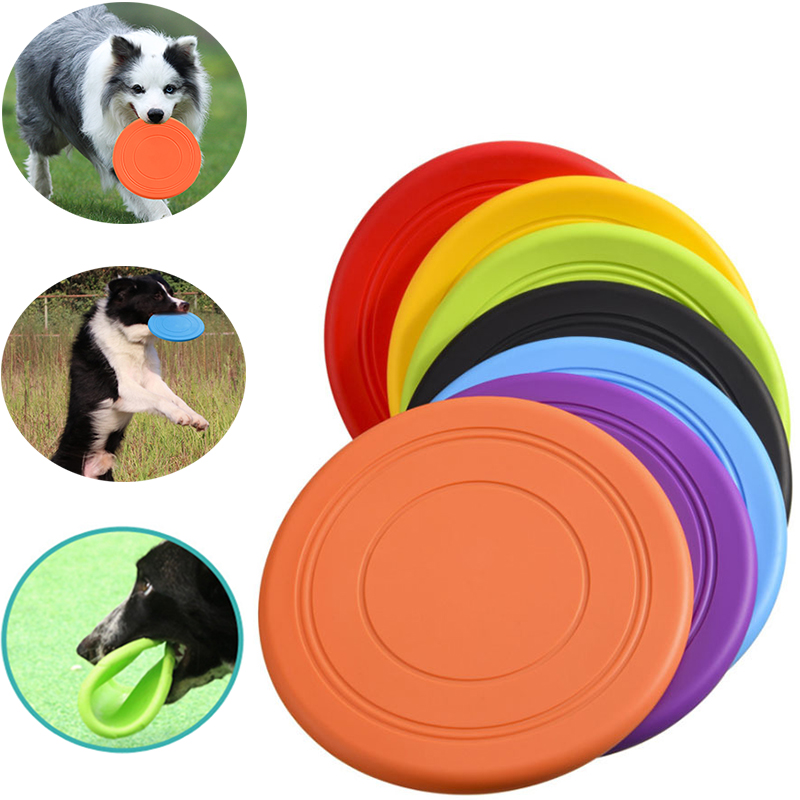 Bite Proof Silicone Frisbee Pet Toy