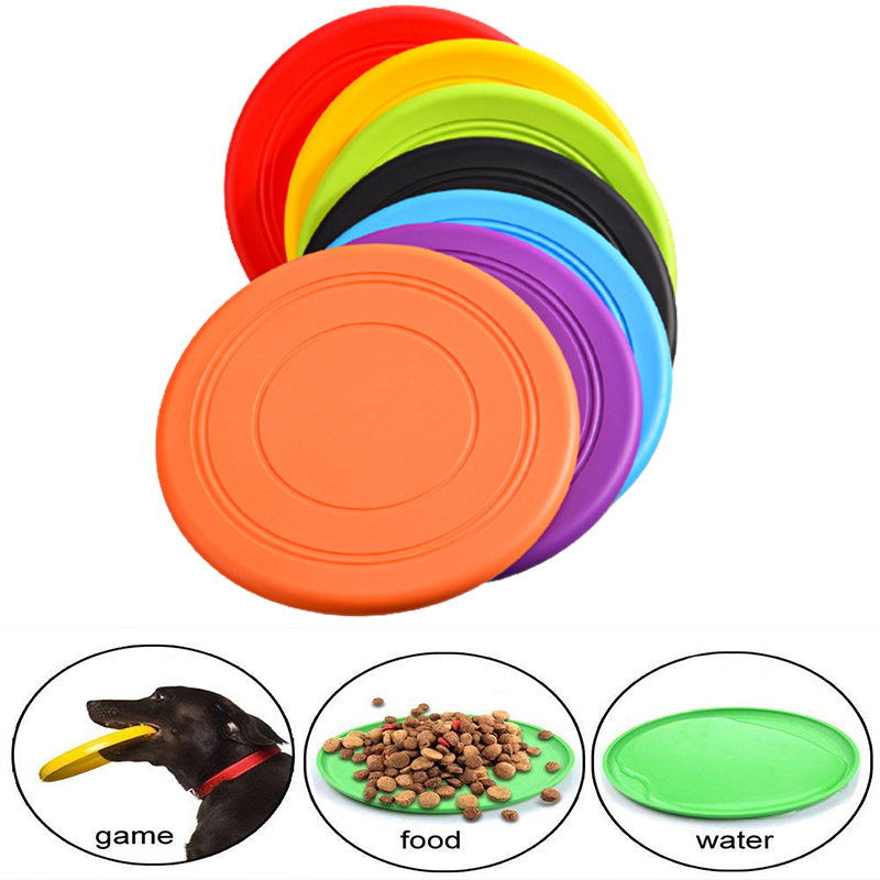 Bite Proof Silicone Frisbee Pet Toy