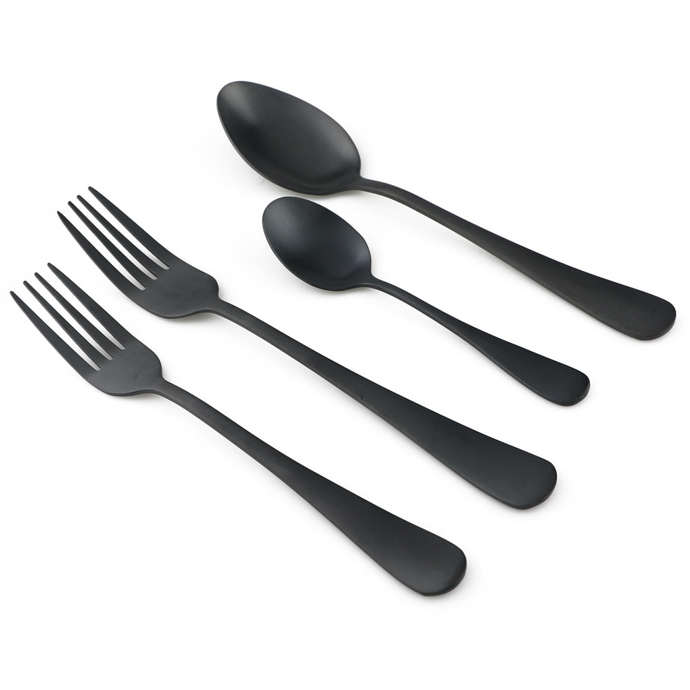 Black Cutlery Set Stainless Dinnerware Black Cutlery Set Stainless Dinnerware