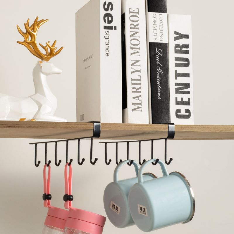 Black Iron Hook With No Marks Or Nails For Storing Pots Shovels Hanging Pieces Kitchen Utensils Storage Racks Hooks Black Iron Hook With No Marks Or Nails For Storing Pots Shovels Hanging Pieces Kitchen Utensils Storage Racks Hooks