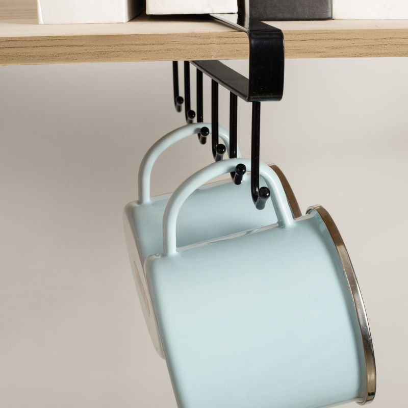 Black Iron Hook With No Marks Or Nails For Storing Pots Shovels Hanging Pieces Kitchen Utensils Storage Racks Hooks Black Iron Hook With No Marks Or Nails For Storing Pots Shovels Hanging Pieces Kitchen Utensils Storage Racks Hooks