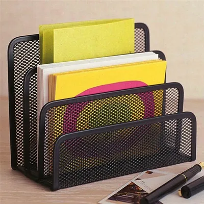 Black Metal File Holder Stand Black Metal File Holder Stand