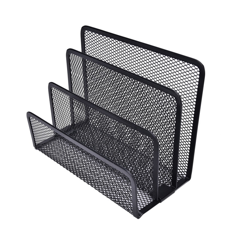 Black Metal File Holder Stand Black Metal File Holder Stand