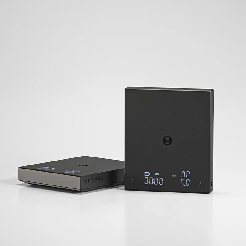 Black Mirror Pour Over Coffee Scale flow rate display Auto Timer digit Kitchen Food scale espresso 0.1g/2kg Black Mirror Pour Over Coffee Scale flow rate display Auto Timer digit Kitchen Food scale espresso 0.1g/2kg