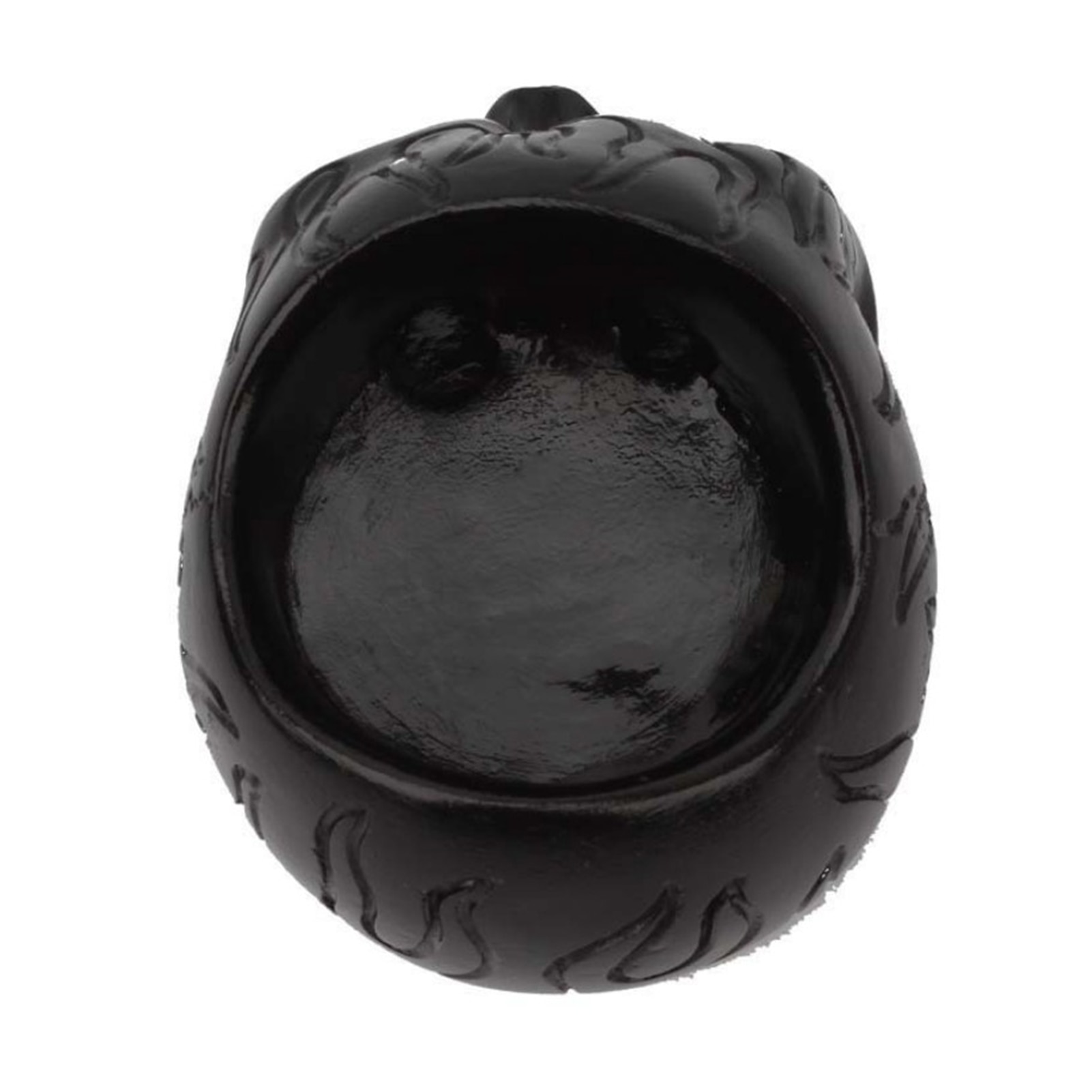 Black Resin Skull Candle Holder Black Resin Skull Candle Holder