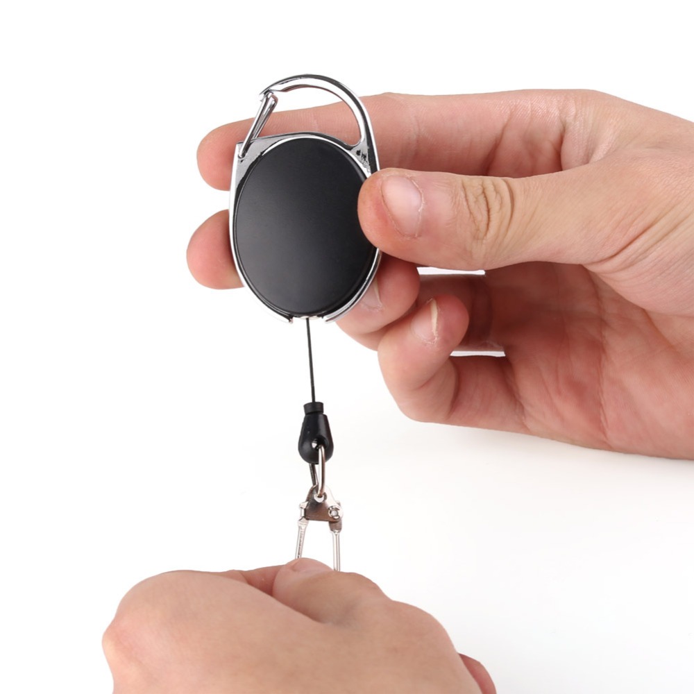 Black Retractable Badge Holder Black Retractable Badge Holder