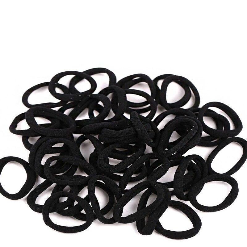 Black Seamless Hair Ties (50 Pcs) Black Seamless Hair Ties (50 Pcs)