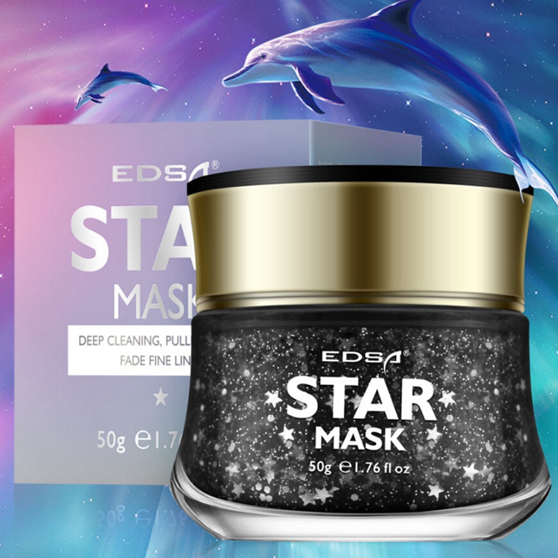 Black Star Glitter Peel-Off Face Mask Black Star Glitter Peel-Off Face Mask