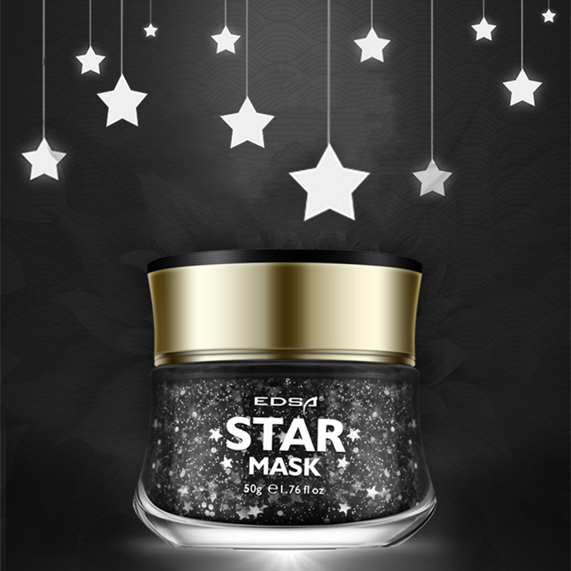 Black Star Glitter Peel-Off Face Mask Black Star Glitter Peel-Off Face Mask