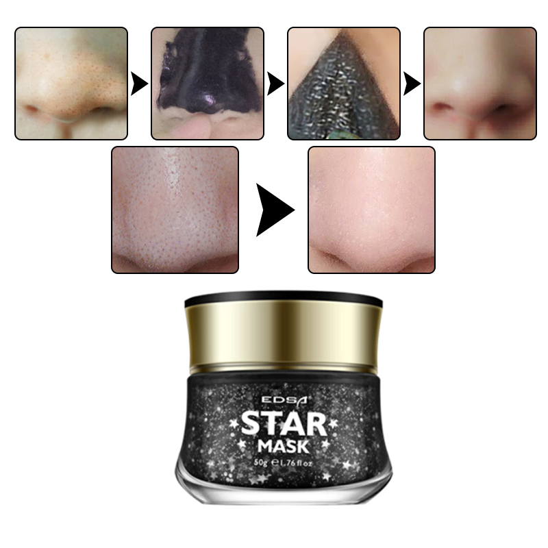 Black Star Glitter Peel-Off Face Mask Black Star Glitter Peel-Off Face Mask