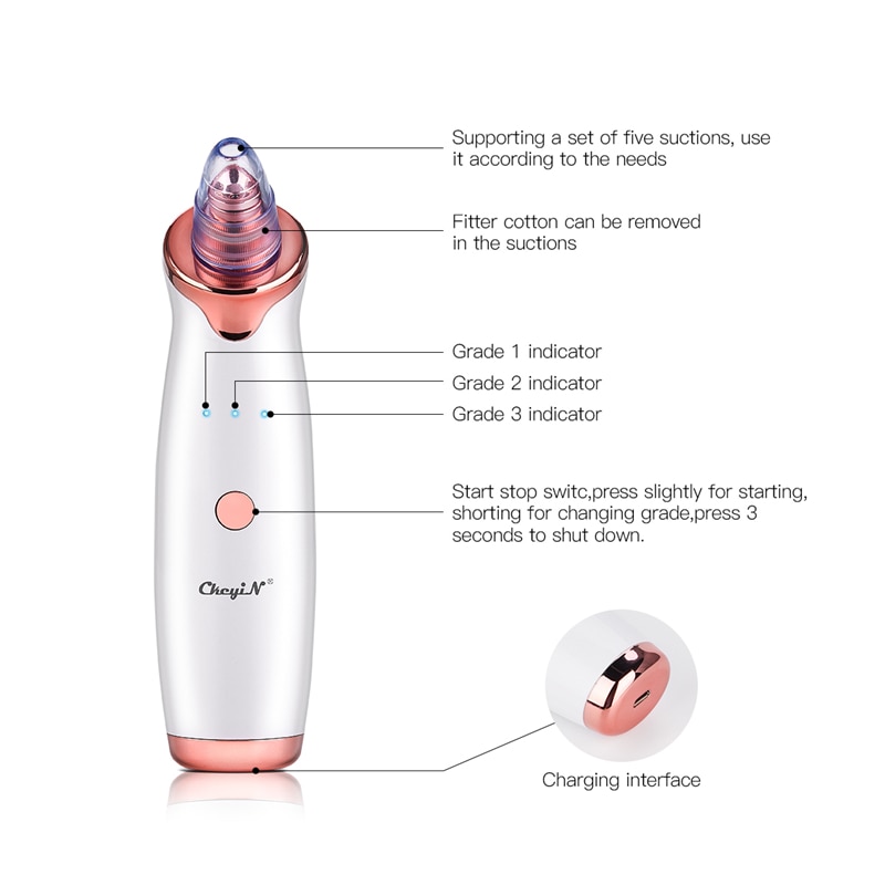 Blackhead Extractor Vacuum Face Suction