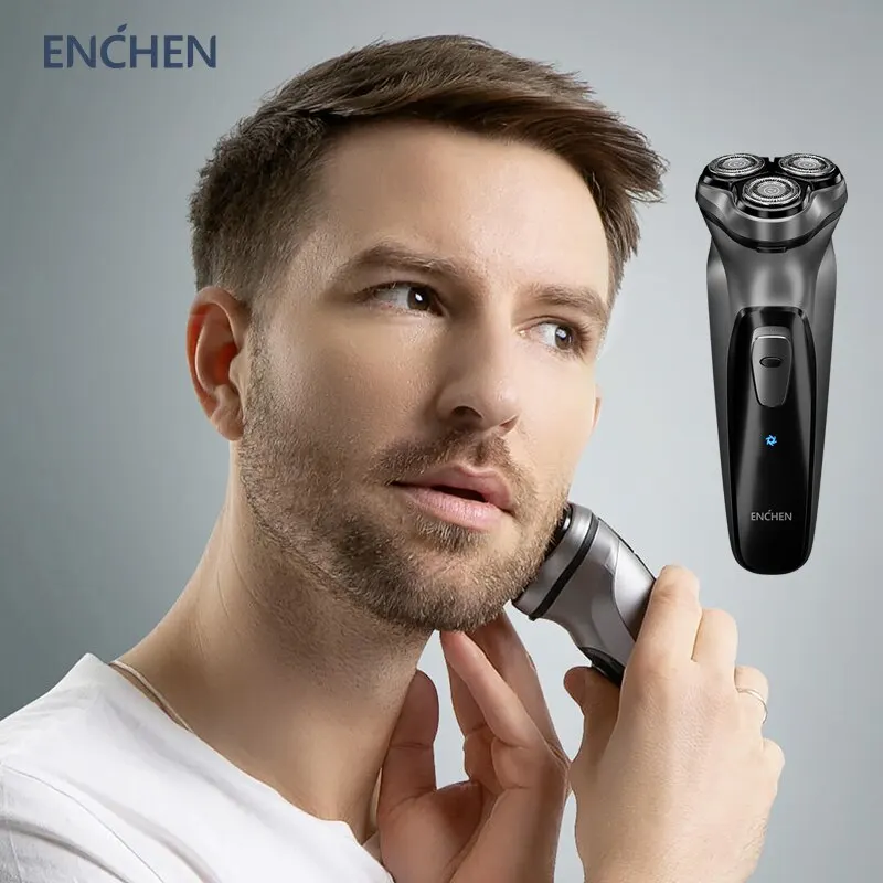 Blackstone Electrical Rotary Shaver for Men 3D Floating Blade Washable Type-C USB Rechargeable Shaving Beard Machine Blackstone Electrical Rotary Shaver for Men 3D Floating Blade Washable Type-C USB Rechargeable Shaving Beard Machine