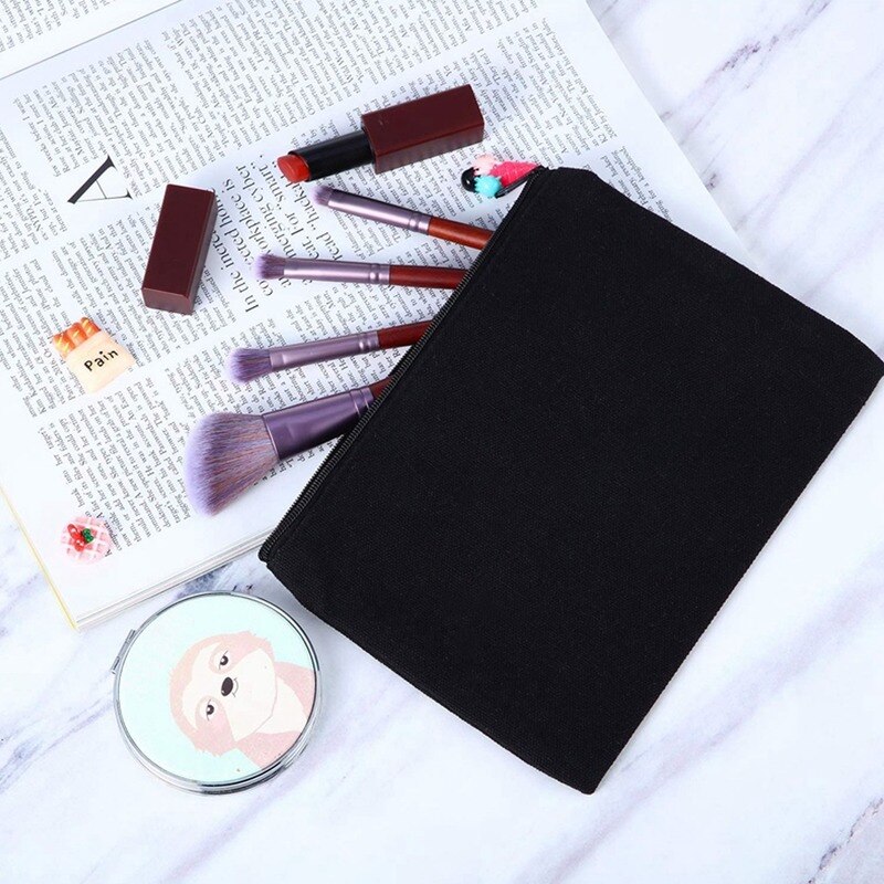 Blank Canvas Zipper Bags (10pcs)