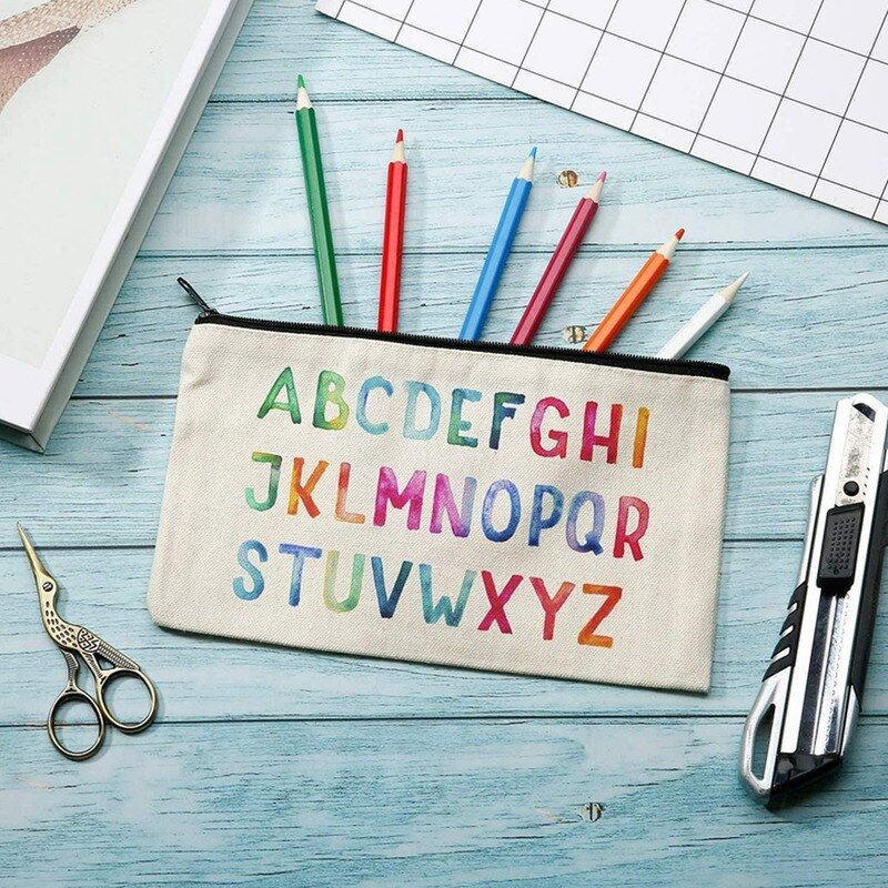 Blank Canvas Zipper Bags (10pcs)