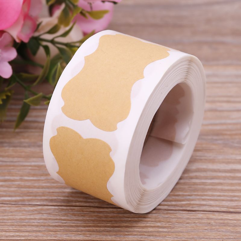 Blank Kraft Sticker Labels (300pcs) Blank Kraft Sticker Labels (300pcs)