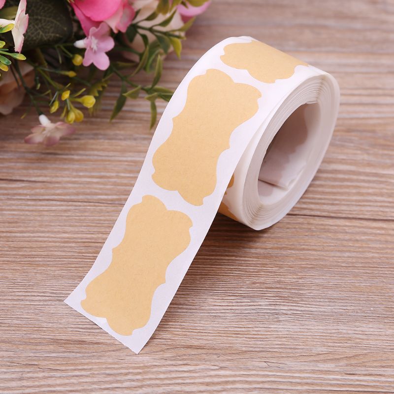 Blank Kraft Sticker Labels (300pcs) Blank Kraft Sticker Labels (300pcs)