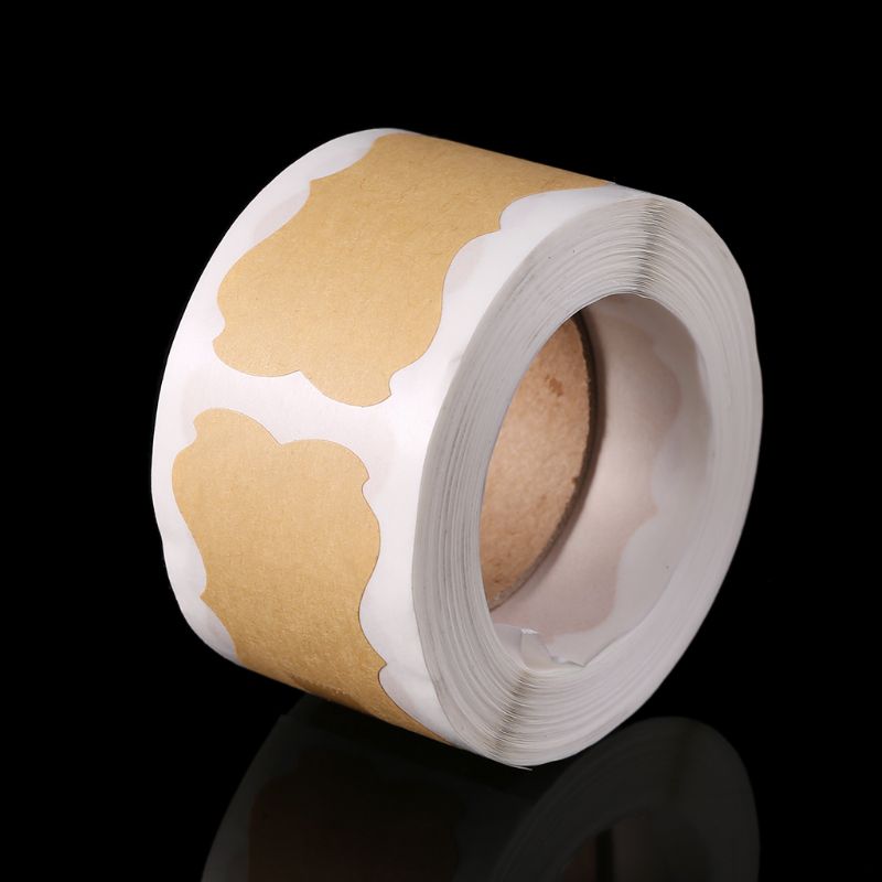 Blank Kraft Sticker Labels (300pcs) Blank Kraft Sticker Labels (300pcs)