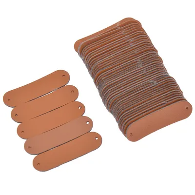 Blank Leather Labels DIY Tags (50pcs)