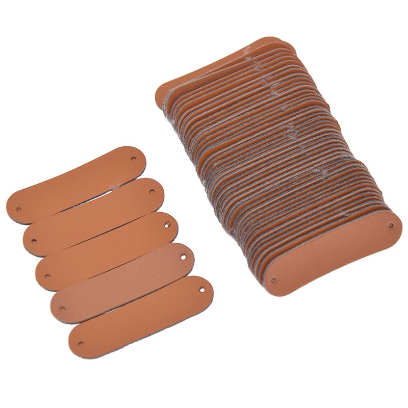 Blank Leather Labels DIY Tags (50pcs) Blank Leather Labels DIY Tags (50pcs)