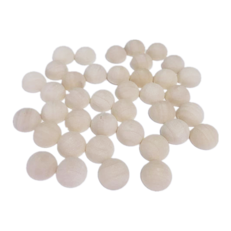 Blank Wooden Half Beads (100pcs) Blank Wooden Half Beads (100pcs)