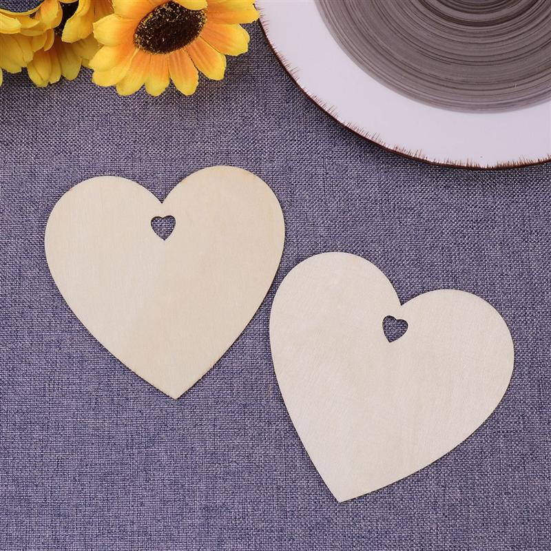 Blank Wooden Hearts for Crafts (50pcs) Blank Wooden Hearts for Crafts (50pcs)