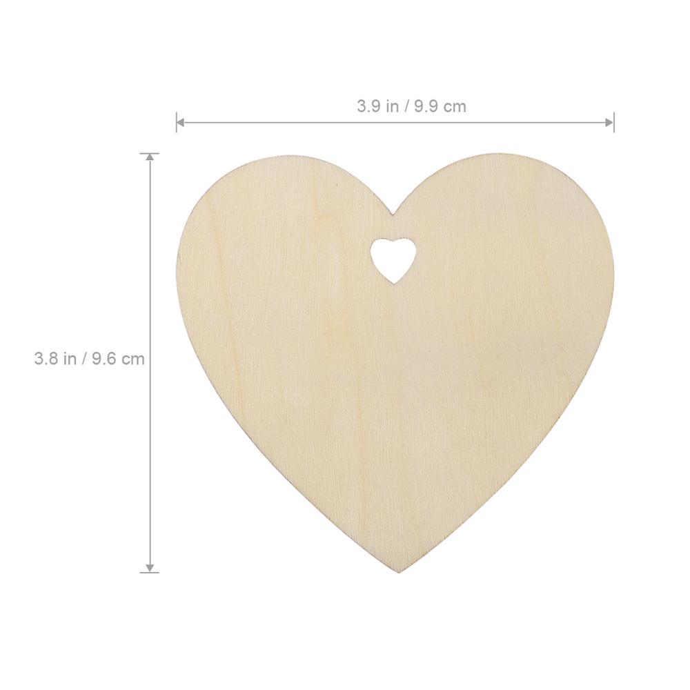 Blank Wooden Hearts for Crafts (50pcs) Blank Wooden Hearts for Crafts (50pcs)