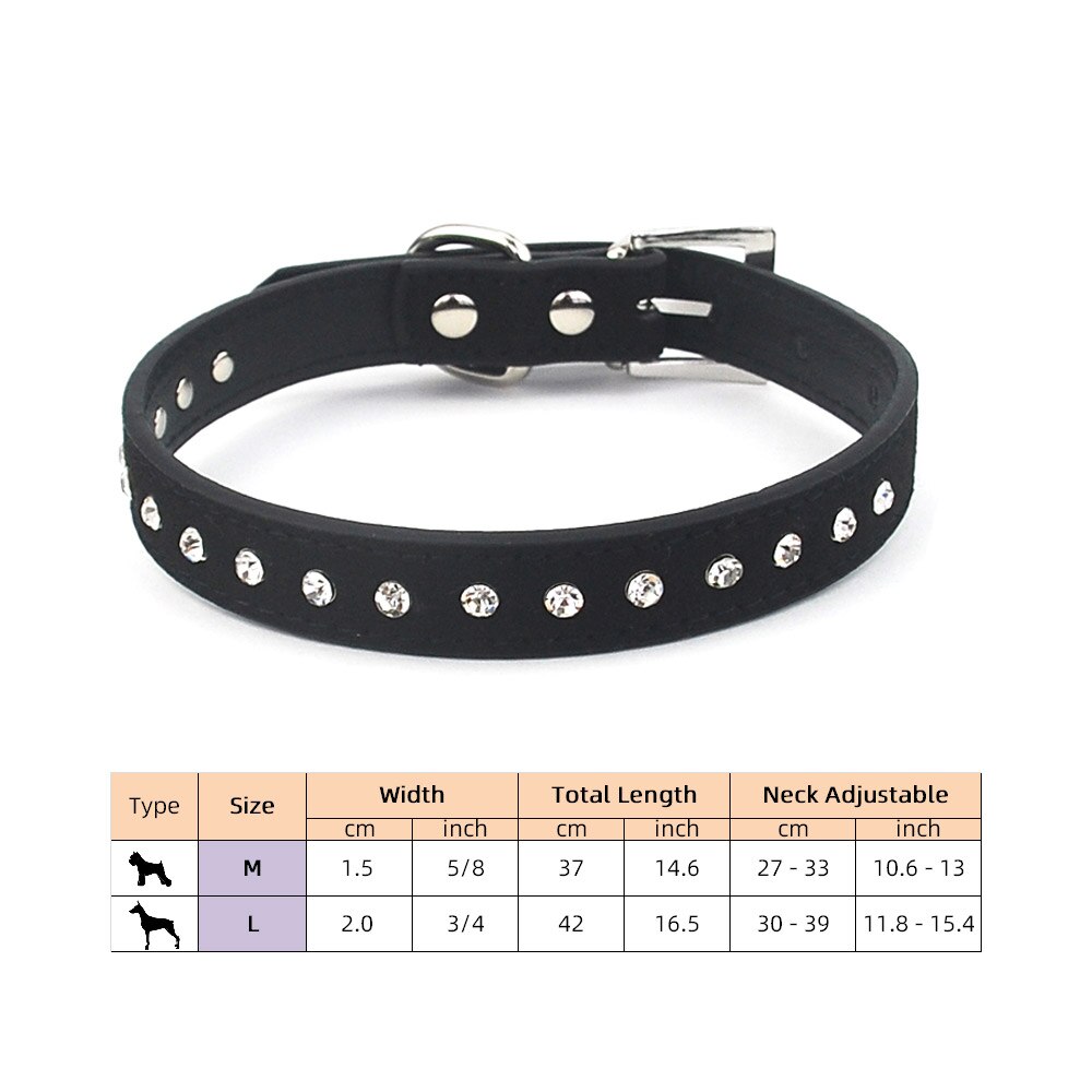 Bling Dog Collar With Rhinestones