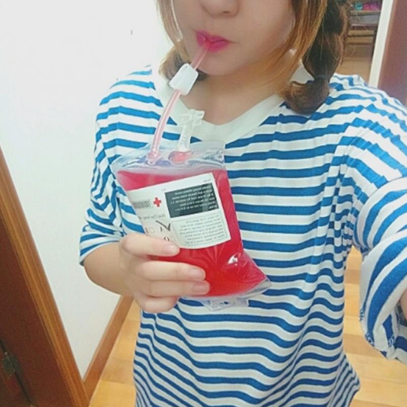 Blood Bag Drink Pouches Juice Bag