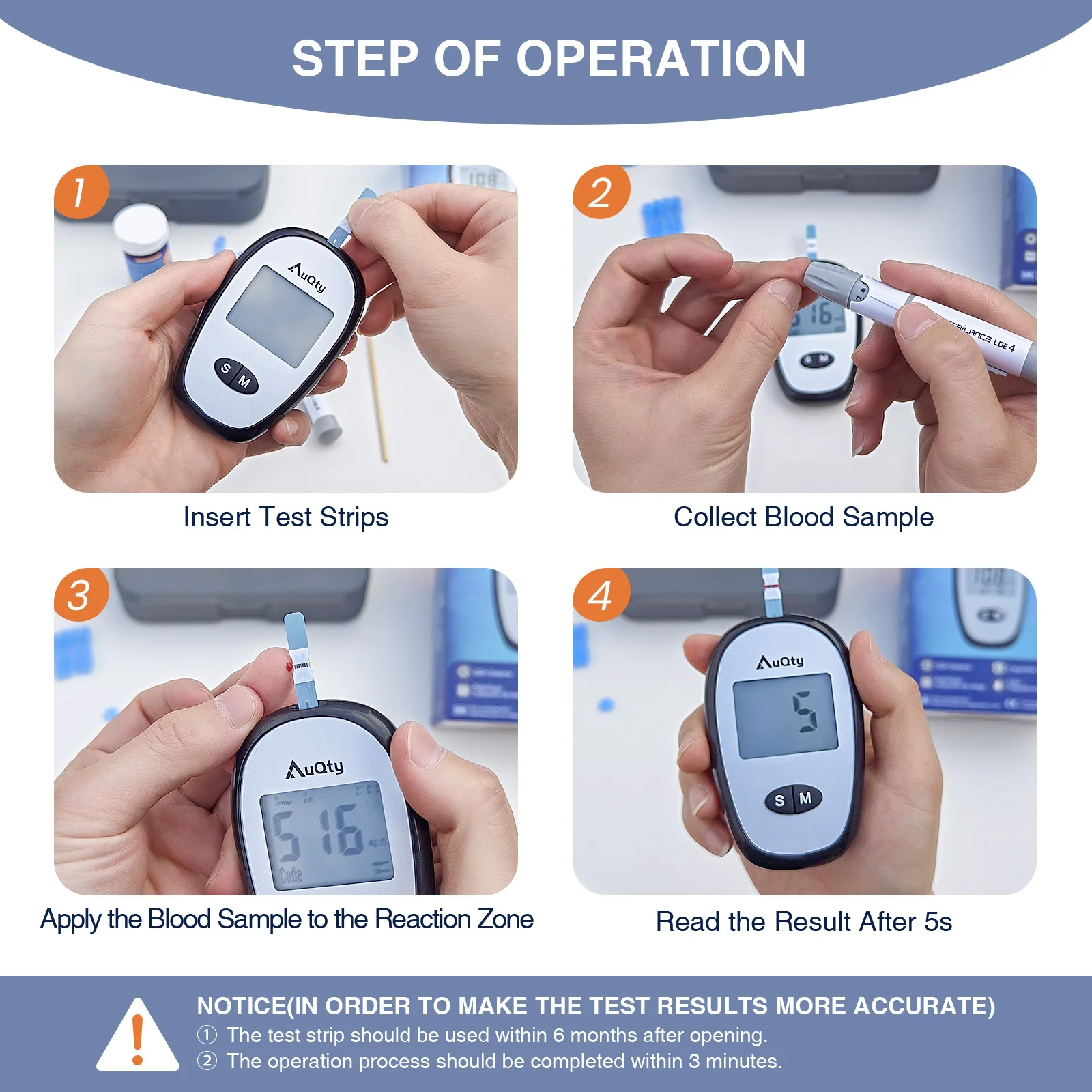 Blood Glucose Meter With GDH Blood Glucose Test Strip Glucometer Kit Blood Sugar Monitor for Diabetes Test 5 Seconds Blood Glucose Meter With GDH Blood Glucose Test Strip Glucometer Kit Blood Sugar Monitor for Diabetes Test 5 Seconds